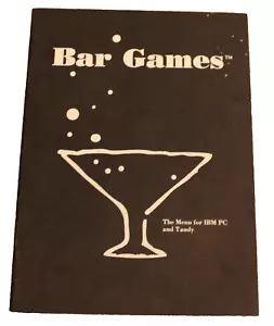 Bar Games Instruction Booklet Manual Menu für IBM PC und Tandy Accolade - Bild 1 von 2
