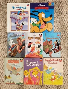 Lot of 8 Disney's Wonderful World of Reading Vintage Hardcover Books - Picture 1 of 12