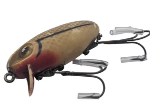 Vintage Gold Eye 2-3/4 Inch Plastic Wright & McGill Bug-A-Boo Lure-Free Ship. - Picture 1 of 11