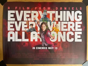Everything everywhere all at once - Original Cinema UK Quad Poster - Cult 2022 - Picture 1 of 5
