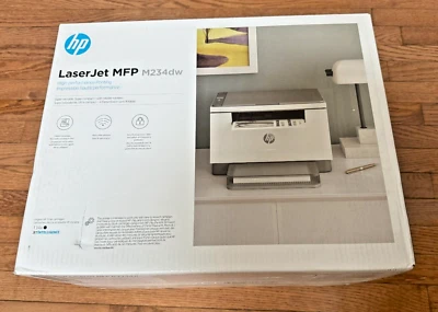 NEW HP LaserJet MFP M234dw Wireless Laser Printer with Scan Copy Mobile Print - Image 1 of 4