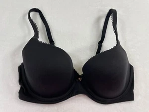 Sujetador push up Victoria's Secret Body de Victoria con aros forrado Demi negro 32DD - Imagen 1 de 6