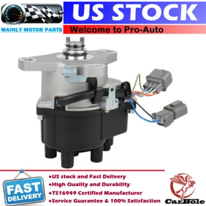 New Distributor For Acura Honda B16A B16A2 B18C DOHC VTEC TD-44U TD-68U OBD1 - Picture 1 of 15