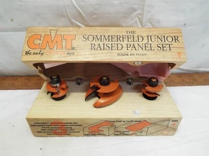 "Set punte router pannello rialzato CMT Sommerfeld junior set cutter ogee 800.518.11 1/2" - Foto 1 di 6