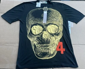 Fake London Herren Designer Hemd RAR Neu Mit Etikett Gr. L Totenkopf T Shirt - Bild 1 von 8