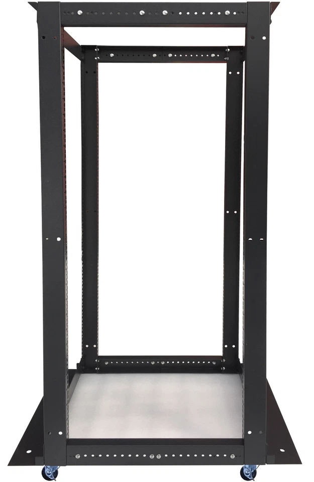 Sysracks 32U 4 Post Open Frame 19" Network Server Rack Adjustable Depth 24"-36"  - Image 1 of 4