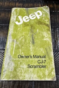 Scrambler manual del propietario Jeep CJ-7 - Imagen 1 de 2