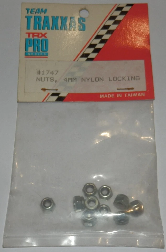 Traxxas 4mm Nylon Locking Nuts NEW 1747 - Image 1 of 1