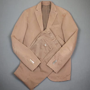 L.B.M. 1911 summer cotton suit size IT 48 / M / Medium beige jacket trousers LBM - Imagen 1 de 24