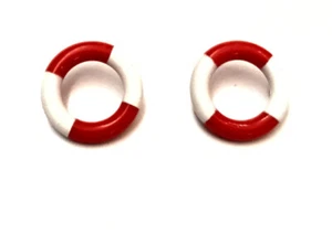 Heng Long 3810 RC Seaport Work Boat 2.4G 021 Lifebuoy Spare Accessory Part 5 pcs - Picture 1 of 2