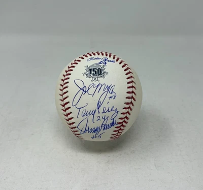 Big Red Machine Rose Morgan Perez Bench Signed Cincinnati 150th Baseball JSA 057 - Image 1 of 4