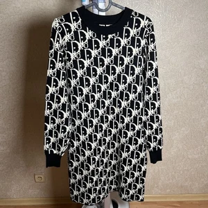 Dior dress monogram with long sleeves size M - Picture 1 of 4