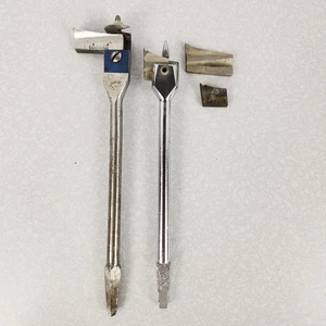 Vintage Clark Expansive Adjustable Auger Bits 1-3" Steel USA Woodworking Tools - Picture 1 of 11