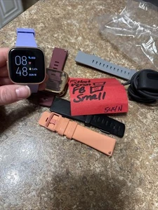 Fitbit Versa 2 Activity Tracker Gold Smartwatch Smart Watch FB507 Small - Picture 1 of 6