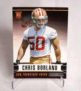 CHRIS BORLAND 2014 PANINI ROOKIES AND STARS RC #115 49ERS Wr - Picture 1 of 2