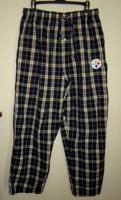 Pantalones de salón para dormir de verano Pittsburgh Steelers para hombre negros y dorados talla grande NFL Foto 1 de 4