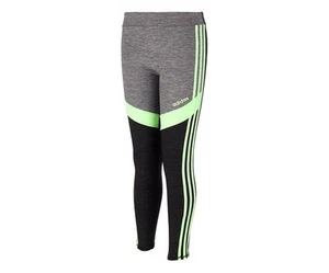 Adidas Colorblocked Melange Leggings Girls Active Pants Size S, Color: - Picture 1 of 2