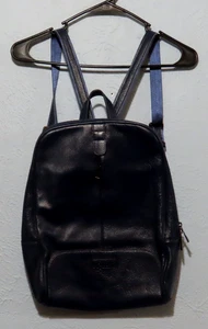 S-Zone Rucksack dunkelblau Rindsleder 16 Zoll hoch - Bild 1 von 9