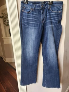 Lucky Brand Jeans Womens 12/31 34X30 Sweet Boot Mid Rise Denim Blue Ankle - Picture 1 of 10