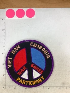 VIETNAM CAMBODIA WAR GAME PARTICIPANT PATCH - Picture 1 of 2