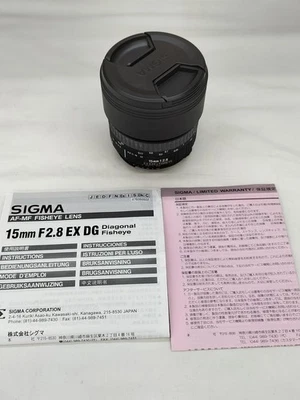 Sigma 15mm F2.8 EX DG Fisheye Lens for Nikon - Great Condition - Image 1 of 4
