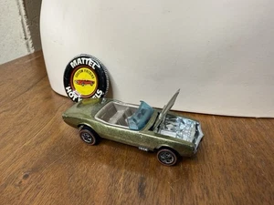 De colección Hot Wheels Redline 1967 verde oliva personalizado Firebird con PIN MATTELL RARO - Imagen 1 de 18