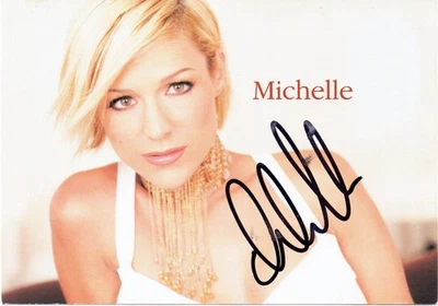 MICHELLE Autogrammkarte handsign. ROUGE Matthias Marie Julian Reim Eric Philippi - Bild 1 von 2