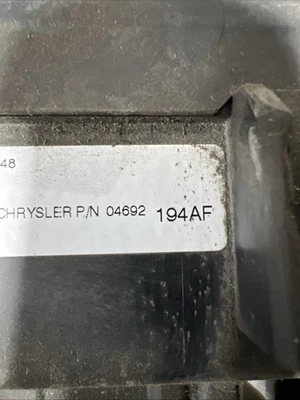 2010 RAM 1500 TIPM Totally Integrated Power Module Fuse Box  04692194AF 598-701 - Image 1 of 4