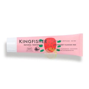 Dentifrice enfant à la fraise sans fluor Kingfisher - Foto 1 di 2