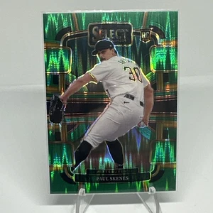 2024 Panini Select Paul Skenes RC #1 Concourse Green Flash Prizm Rookie - Bild 1 von 3