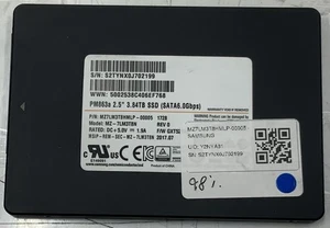 Samsung PM863a 3.84TB 2.5 SATA SSD MZ7L33T8HBLT-00A07 Solid State Drive 92-99% - Picture 1 of 2
