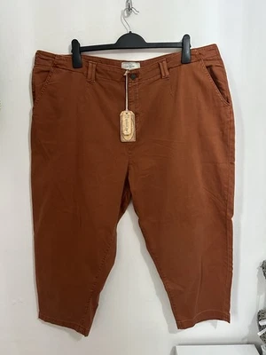 Fat Face Women's Aspen Tapered Chinos Uk 22 Short Rust Colour NWTs - Image 1 of 4