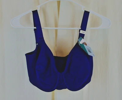 Vanity Fair Women's Beauty Back Smoothing Minimizer Bra Navy Size 34G - Image 1 of 4