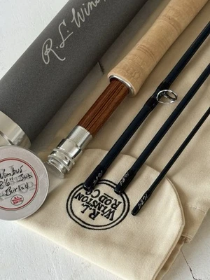 **BEAUTIFUL** 🔥 RL WINSTON NIMBUS 3wt  8’6”in~4pc FlyRod!! 🔥 ~LQQK~ - Image 1 of 4