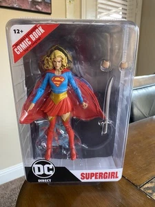 MCFARLANE TOYS DC DIRECT SUPERGIRL WOMAN OF TOMORROW PAGE PUNCHER - W/COMIC BOOK - Picture 1 of 6