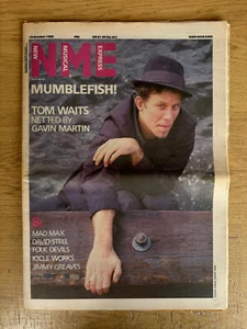 NME Magazine 19 October 1985 - Tom Waits Icicle Works Jimmy Greaves David Steel - Imagen 1 de 2