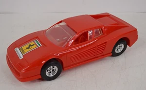 Vintage Plastic Tootsietoy Ferrari Testarossa 11” Made in USA 1980s NICE! - Picture 1 of 6