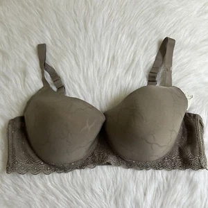 EST. Sujetador 1946 para mujer talla 44DD gris ligeramente forrado con aros cierre trasero NUEVO - Imagen 1 de 7