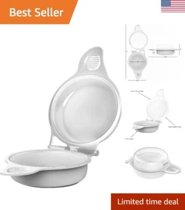 Quick and Convenient Microwave Egg Maker - Cooks 2 Eggs in 45 Seconds - Picture 1 of 9