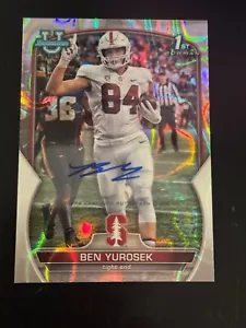 Ben Yurosek 2023 Bowman Chrome U 1st Silver Refractor Auto /499 - Picture 1 of 2