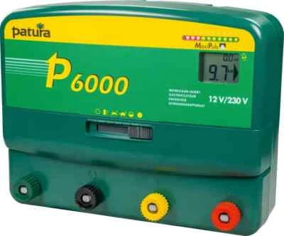 PATURA P 6000 Weidezaungerät 20 Joule 12 + 230 Volt Weidezaun Wildabwehr