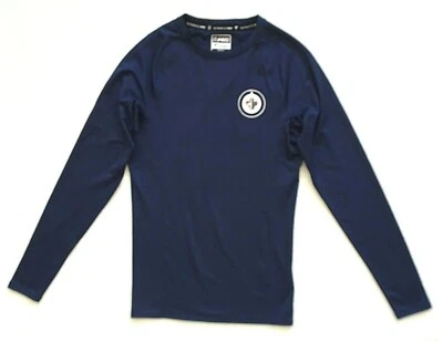 NHL Fanatics Hockey WINNIPEG JETS Shirt Blue Men's Size M Activewear Long Sleeve - Image 1 of 4