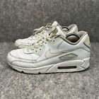 Nike Trainers Mens Size 9 Uk Air Max 90 Triple White Shoes Sneakers