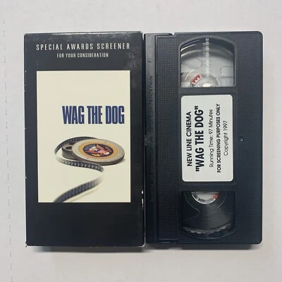 RARE!! Wag the Dog Special Award Screener VHS FYC Promo For Your Consideration - Image 1 of 4