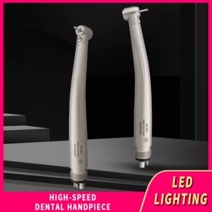 LED Dental Handpiece High Speed Push Button 3 Water Spray Light Ceramic Bearings - Picture 1 of 12
