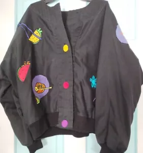 Damen Silkscapes Jacke Vintage asiatische Mode bitte lesen Größe M - Bild 1 von 8
