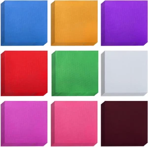 900 Pcs Foil Chocolate Candy Wrappers, 9 Colors, 4X4 Inches Square Packaging - Picture 1 of 12