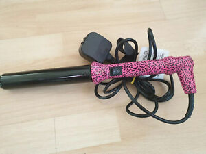 iStyle Pink Cheetah Hair Curler 32mm 100% Ceramic