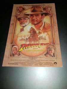 carte postale du film: INDIANA JONES AND THE LAST CRUSADE - Foto 1 di 2