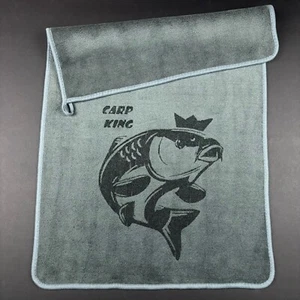 CARP KING Large Microfibre Hand Towel 60 x 40cm Coarse Carp Fishing Accessory - Picture 1 of 1